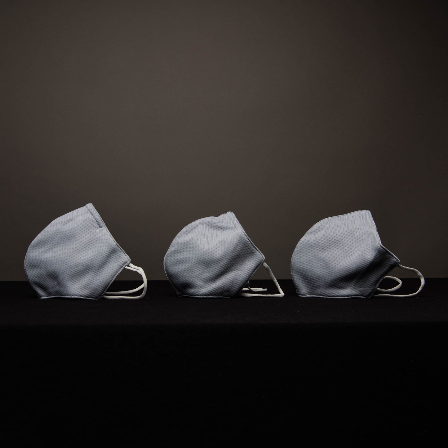 Adult Masks-Solid Grey 3 Pack