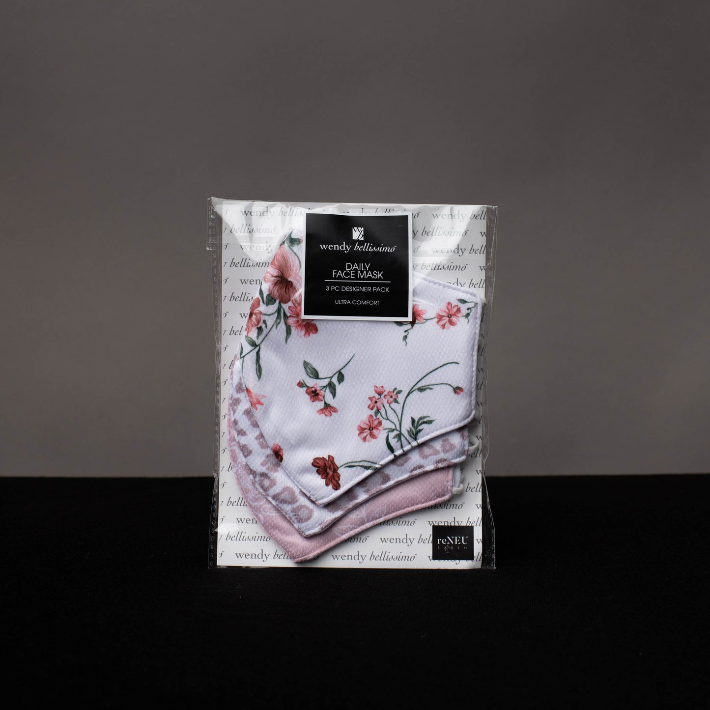 Wendy Bellissimo Collection-Adult Masks-"Secret Garden" 3-Pack