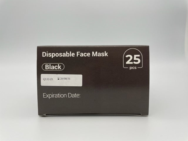 DemeMask-KIDS-Black 3ply ASTM Level 3 Mask-MADE IN USA-25 per box